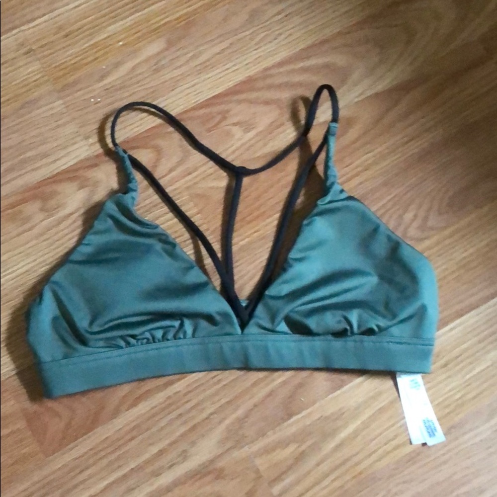 Padded Olive Victoria Sport Sports Bra